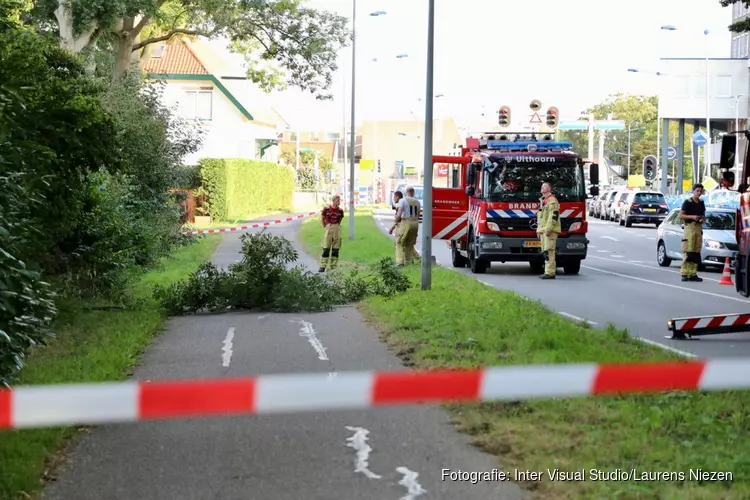 Brandweer Uithoorn rukt uit voor stormschade