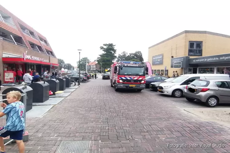 Gaslek bij supermarkt in Uithoorn