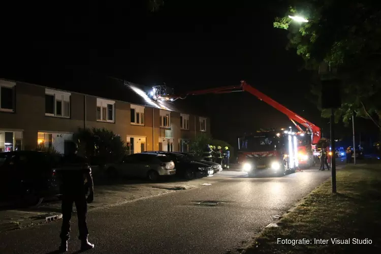 Brand op zolder van woning Nieuw Vennep