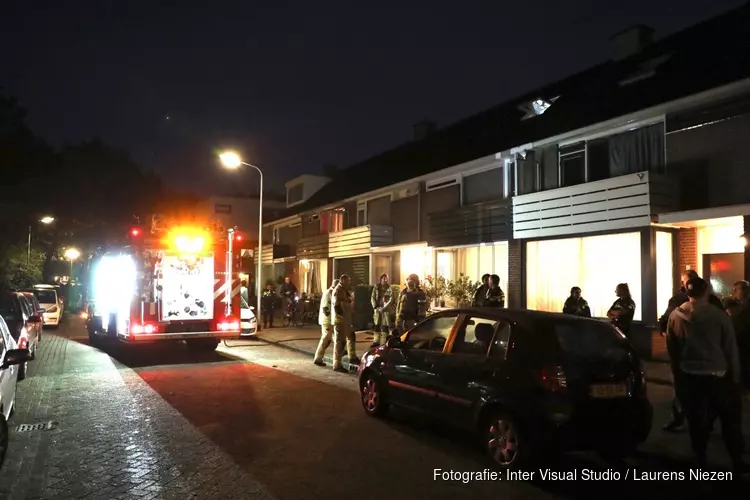 Printer in brand in woning Uithoorn