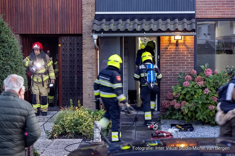 Brandje in keuken aan de Einsteinlaan in Badhoevedorp