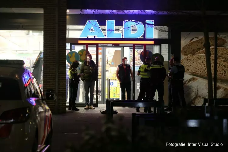 Overval op Aldi in Aalsmeer