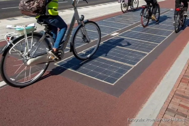 Zonnefietspad N232 gaat energie opwekken