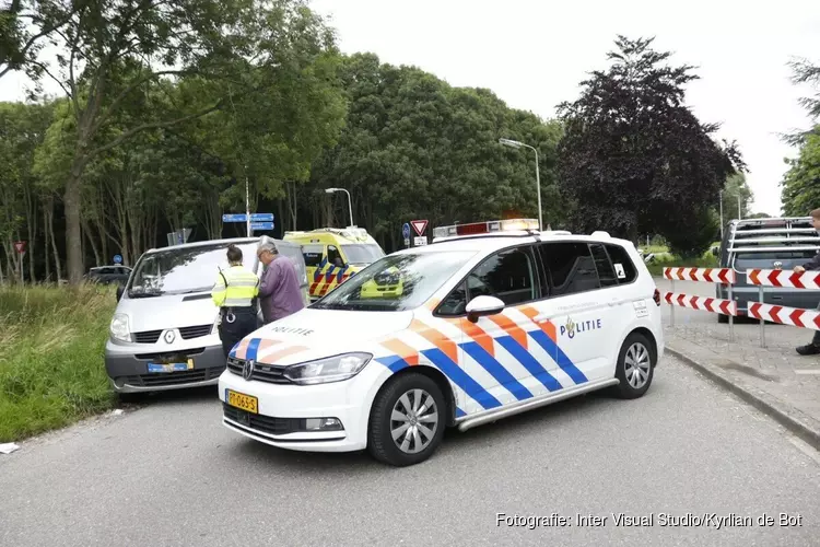 Fietser gewond na ongeval in Halfweg