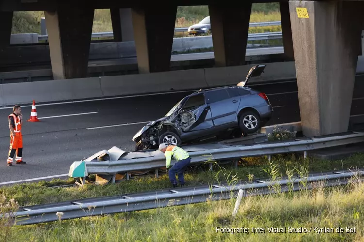 Twee gewonden bij ongeluk op A4