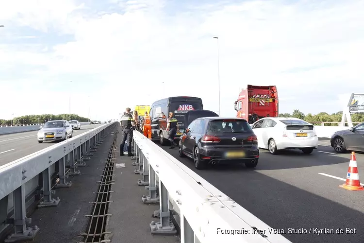 Ongeval met drie voertuigen op A9