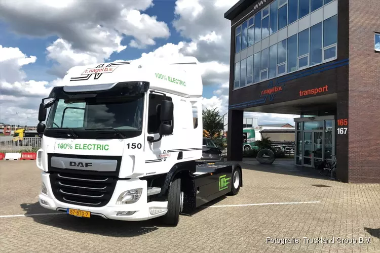 Klaar voor de toekomst: Truckland levert zeldzame elektrische DAF CF Electric aan Transportbedrijf R. Nagel