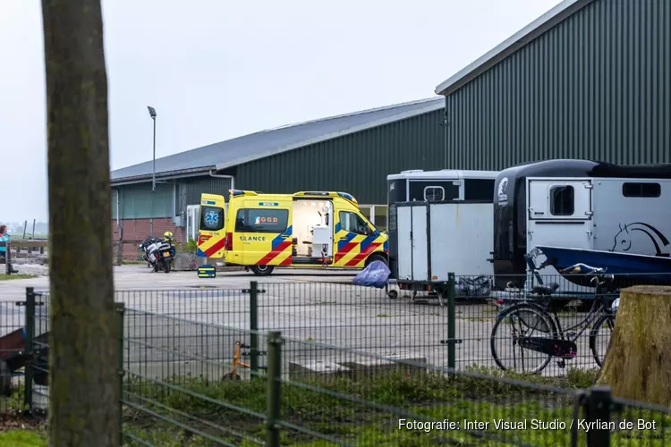 Ruiter gewond na val van paard