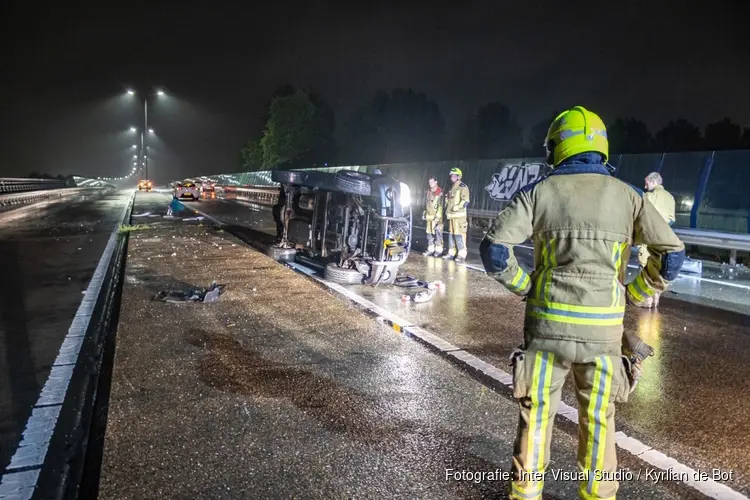 Drie auto`s betrokken bij ongeval N205