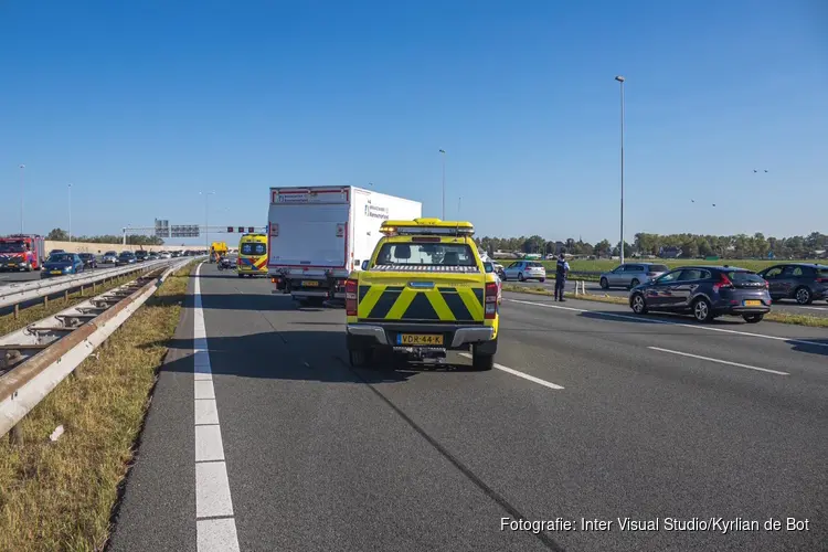 Ongeval zorgt voor flinke file op A9 bij Lijnden