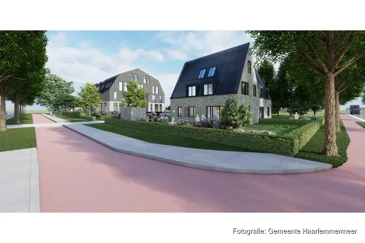 Plan voor nieuwbouw naast ijsbaan Nieuw-Vennep