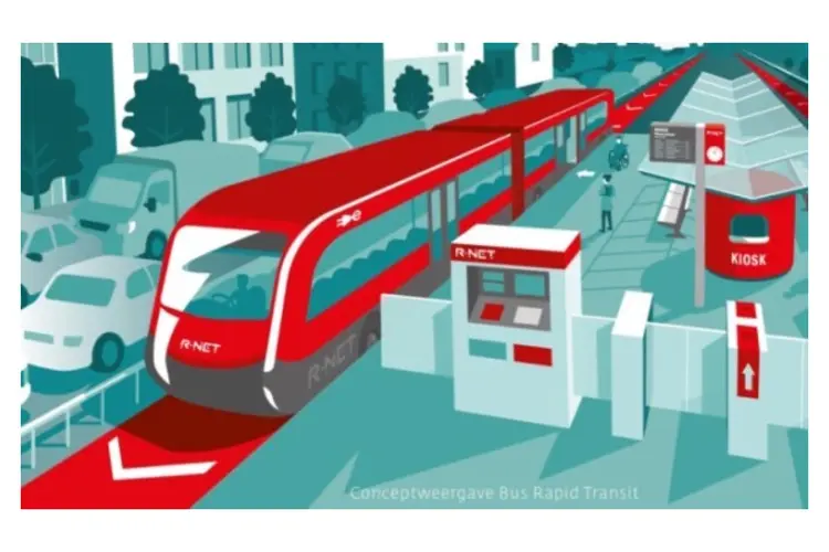 Plannen voor Metrobus tussen Haarlem, Schiphol en Amsterdam weer een stap verder