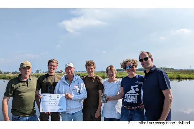 'Rondje Pampus' overhandigt cheque van € 5.000,- voor Otteronderzoek