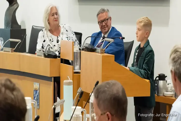 Lars is de nieuwe kinderburgemeester van Haarlemmermeer