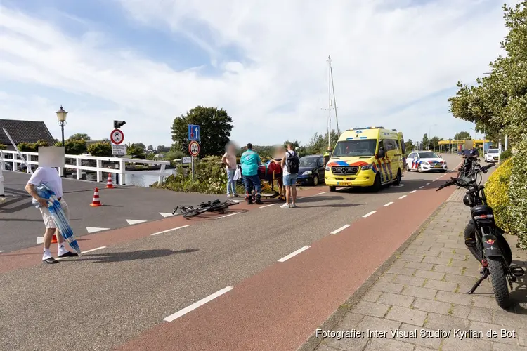 Fietser gewond bij ongeval in Vijfhuizen