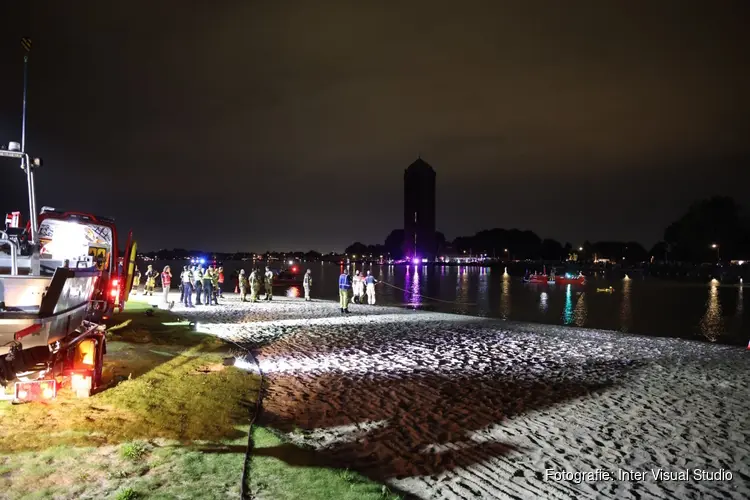 Zoektocht naar vermist persoon Westeinderplassen bij Aalsmeer