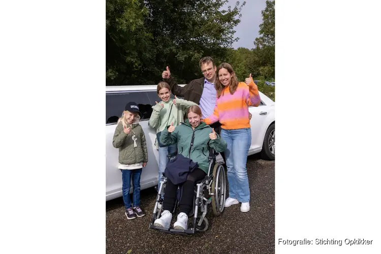 Emily (13) en haar gezin uit Hoofddorp beleefde zaterdag 28 september een spectaculaire Opkikkerdag vol verrassingen