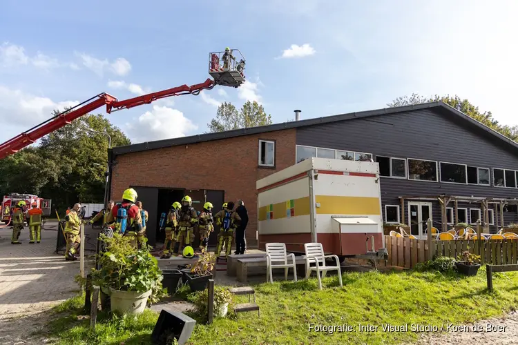 Brand bij manege in Hoofddorp