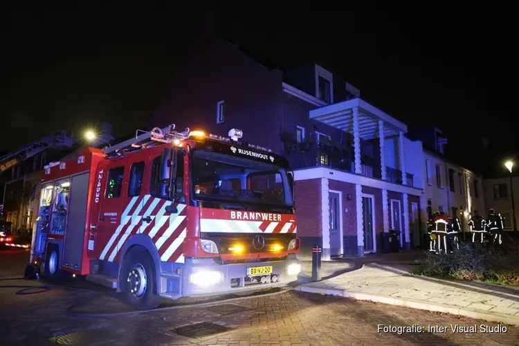 Brand op zolder van woning in Rijsenhout