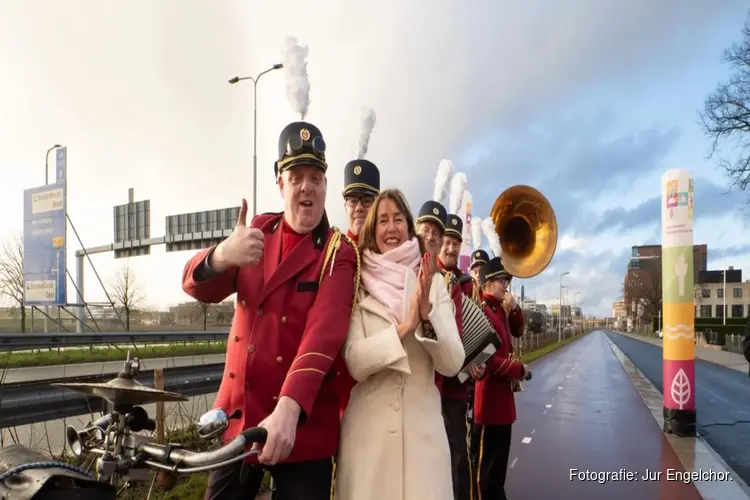 Muzikale opening doorfietsroute De Hoek