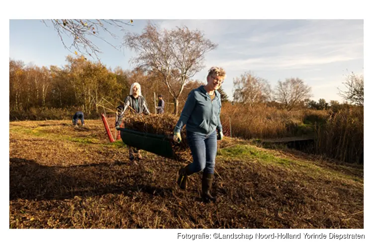 € 45.000 voor vrijwilligers die werken voor Noord-Hollandse natuur