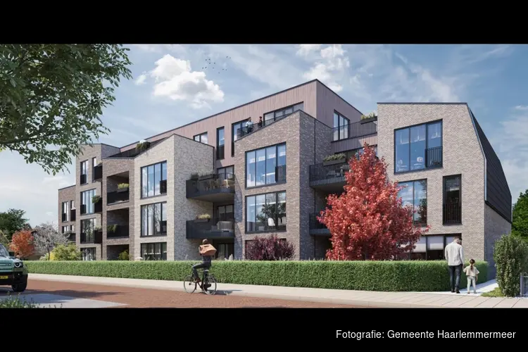 Groen licht voor 24 nieuwe appartementen in Nieuw-Vennep