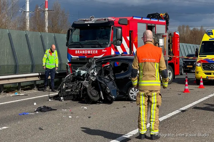 Ernstig ongeluk op Drie Merenweg in Hoofddorp