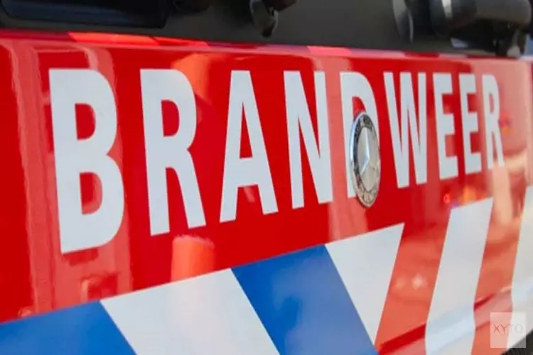 Schutting in brand in Aalsmeer: buurtbewoners proberen brand te blussen