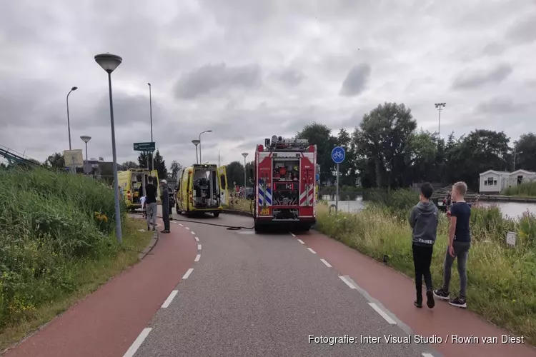 Motorrijder gewond na val in Cruquius