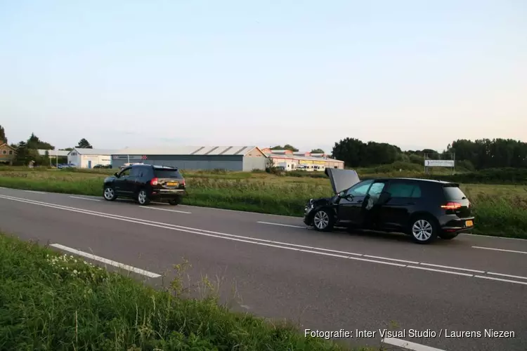 Kop-staartbotsing in De Kwakel