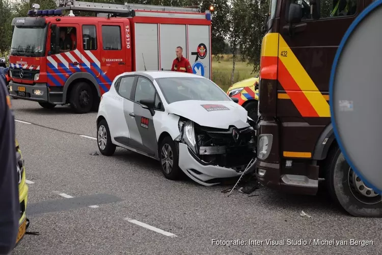 Gewonde bij aanrijding op de Folkstoneweg op Schiphol