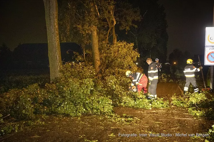 Veel schade door noodweer in Boesingheliede