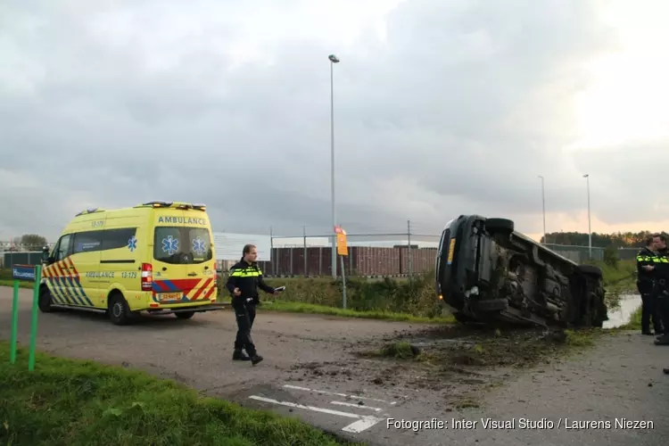 Auto gecrasht in Aalsmeer