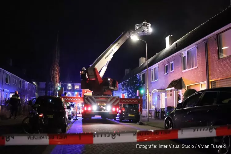 Brand in schoorsteen woning Uithoorn