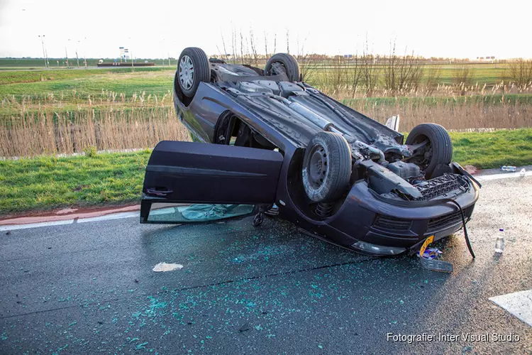 Aanrijding op N205