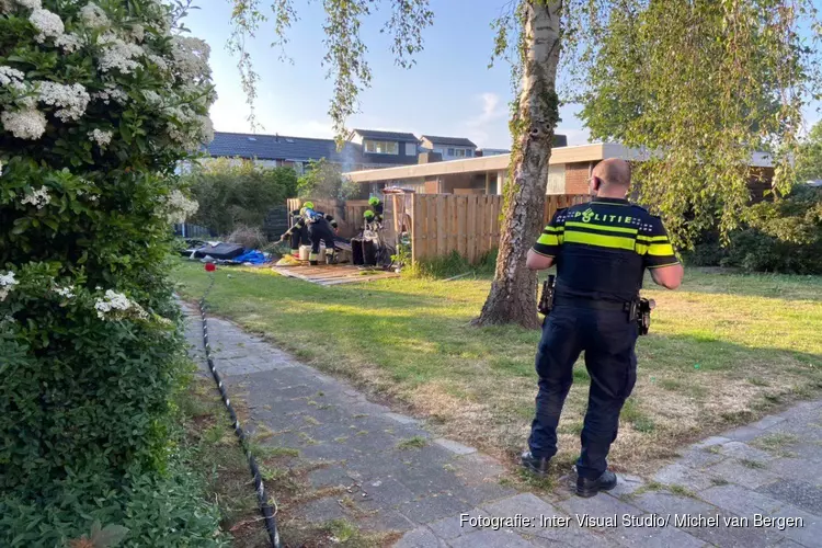 Ongeval met vuurkorf snel onder controle