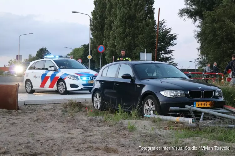 Verdachte ontkomt niet aan politie na crash in Aalsmeer