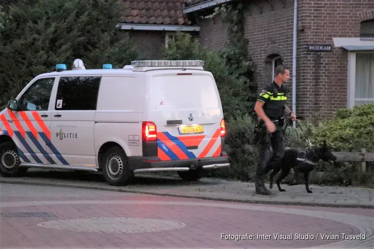 Man na waarschuwingsschot en inzet politiehond aangehouden