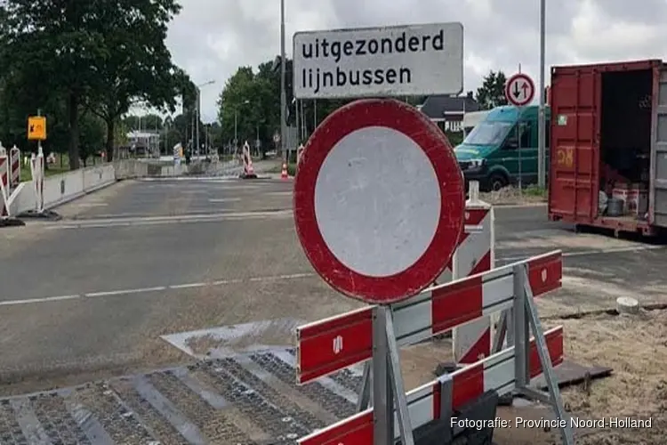 Afsluiting kruising Burg. Kasteleinweg-Zwarteweg Aalsmeer verlengd t/m vrijdag 31 juli