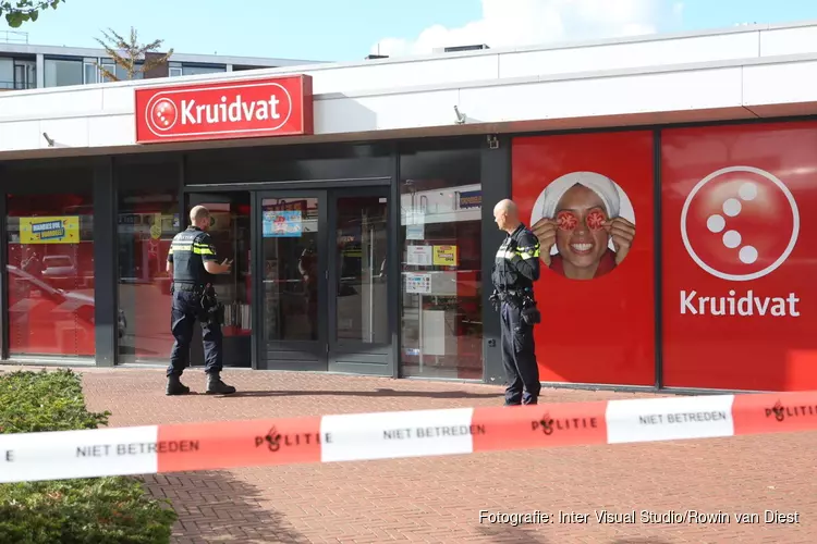 Overval gepleegd op Kruidvat in Zwanenburg