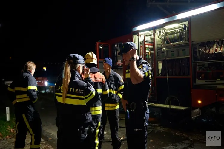 Voertuigbrand in Nieuw-Vennep