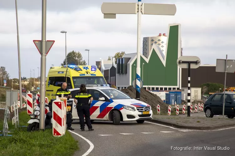 Maaltijdbezorger gewond bij ongeval in Zwanenburg