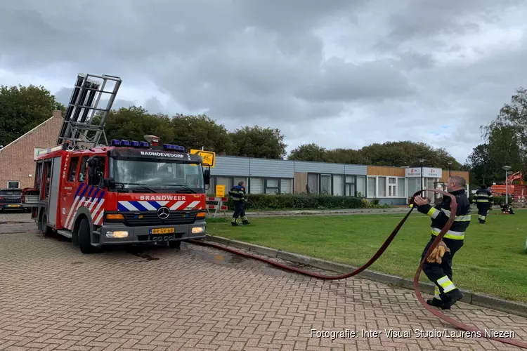 Brand bij dierenkliniek