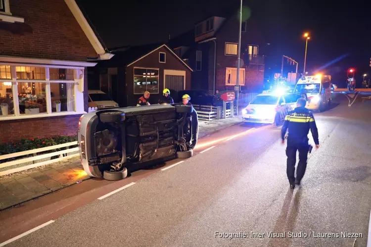 Automobilist aangehouden na eenzijdig ongeluk