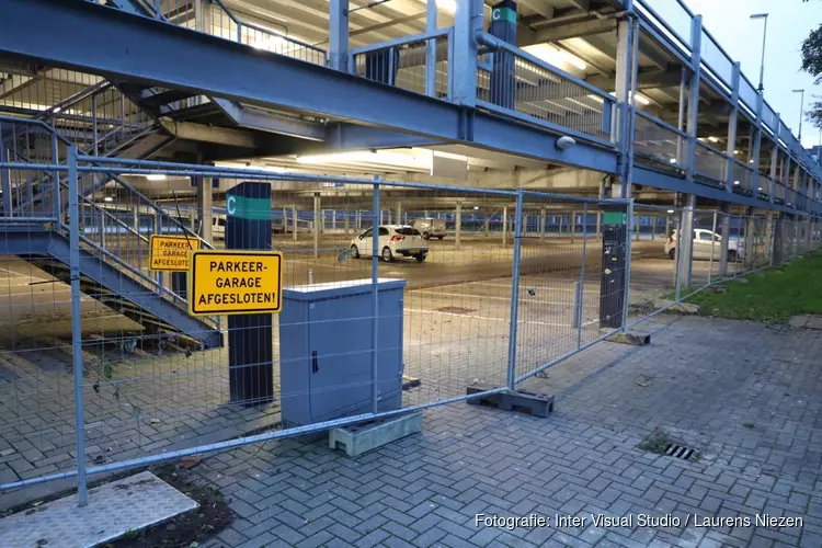 Scheuren in parkeergarage Hoofddorp