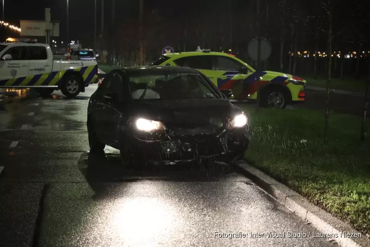 Aanrijding tussen 2 auto&#39;s op Schiphol-Rijk