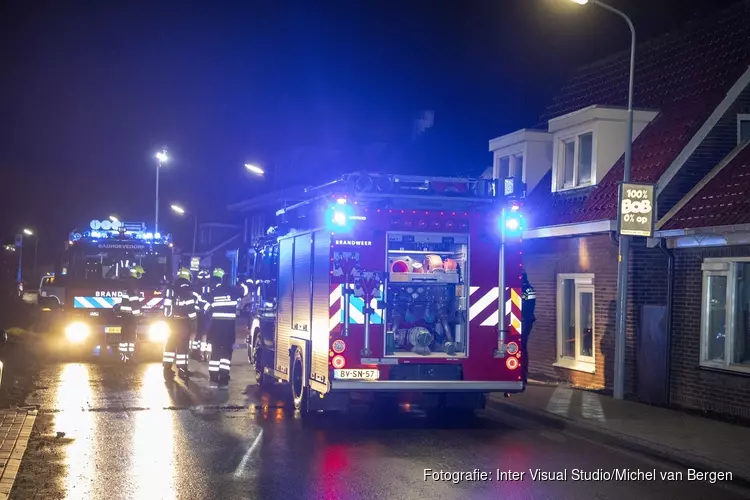 Brand door elektrische deken aan de Lijnderdijk