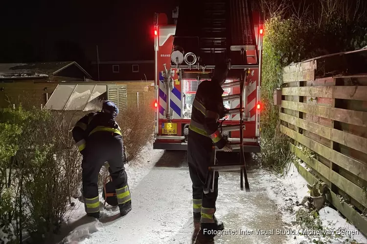 Brandje in chalet op park in Vijfhuizen snel onder controle