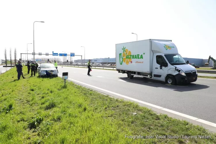 N201 afgesloten na ongeval