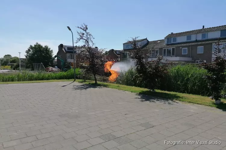 Gaslek in De Kwakel